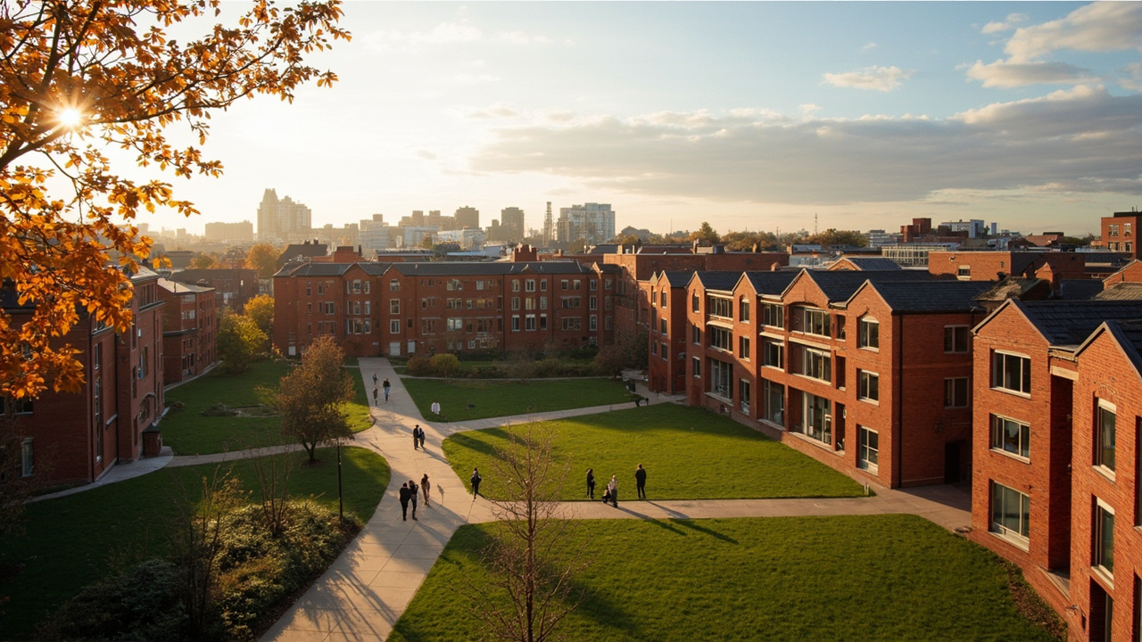 利兹大学校园风景
